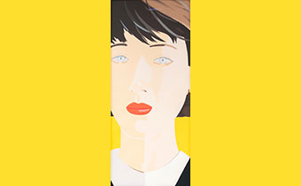 Alex Katz screen print art piece